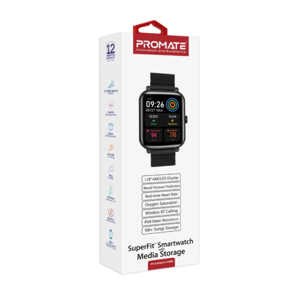 ساعت هوشمند پرومیت مدل PROWATCH-M18.BLACK